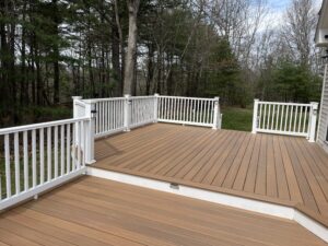 Beautiful wooden deck for homes in Salem NH