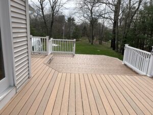 Beautiful wooden deck for homes in Salem NH