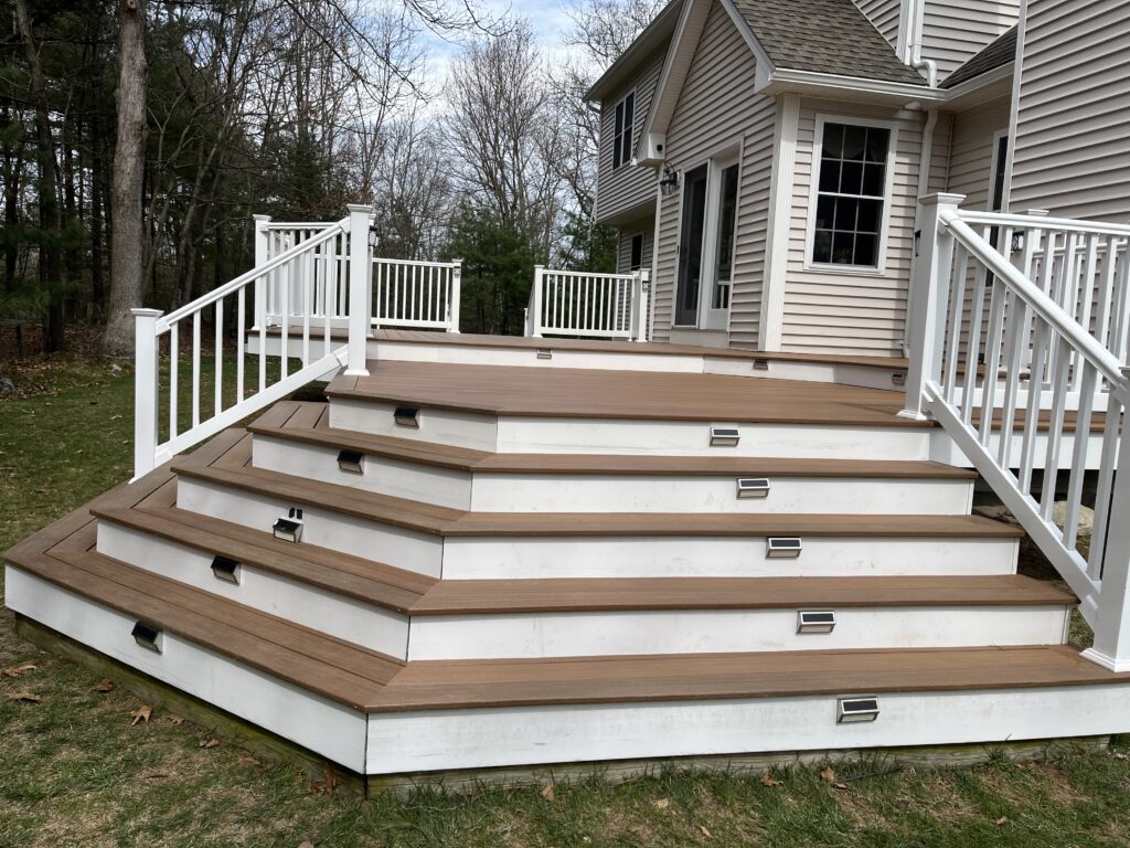 Beautiful wooden deck for homes in Salem NH