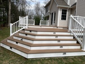 Beautiful wooden deck for homes in Salem NH